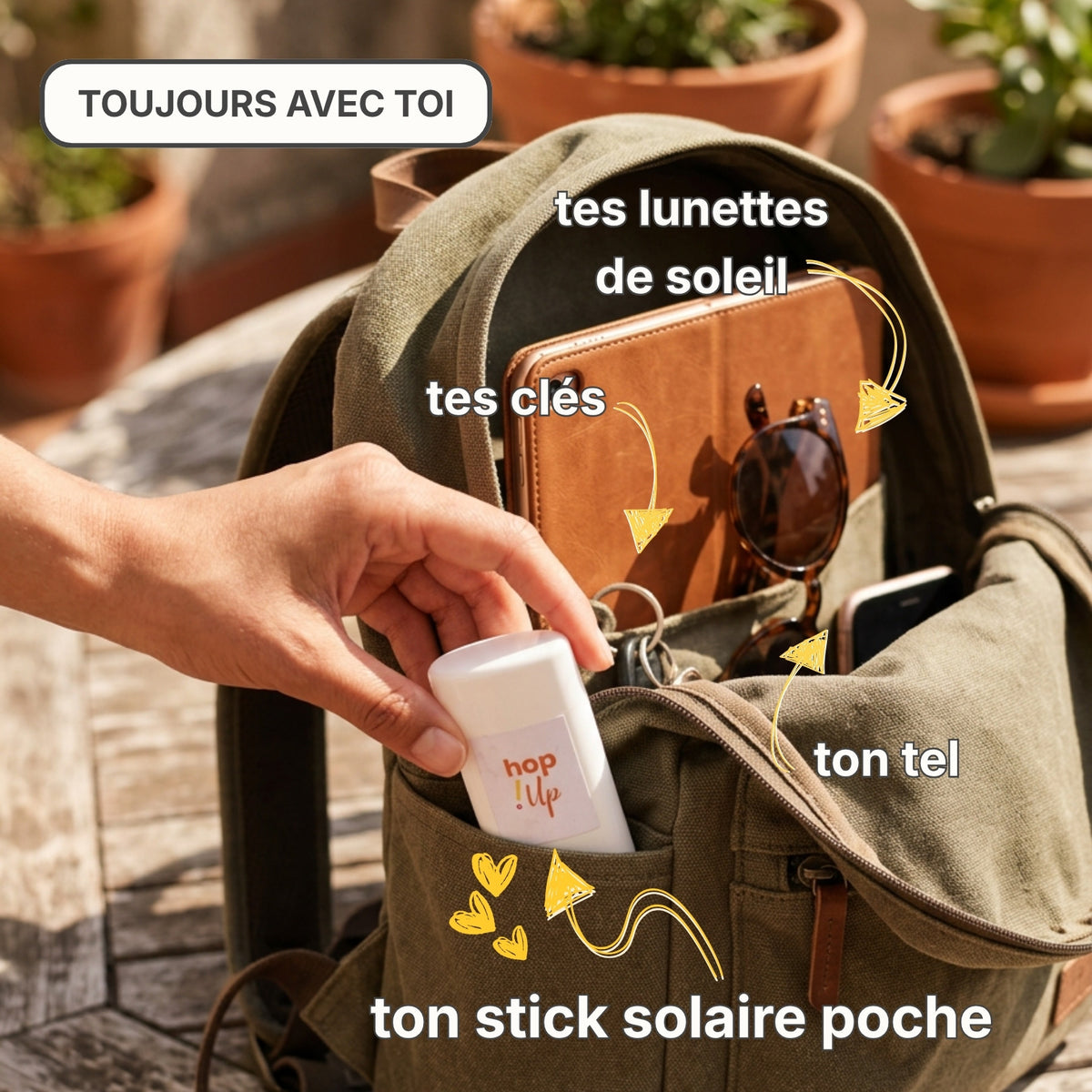 Stick solaire poche hop!Up